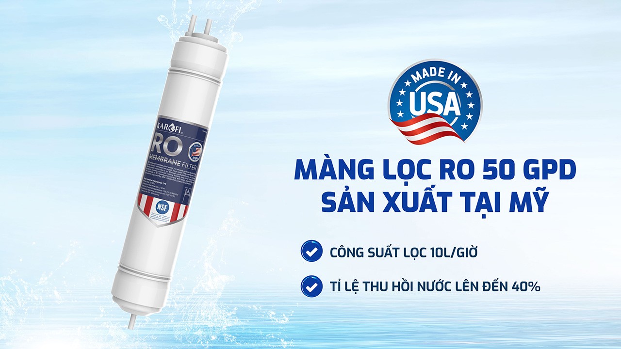 Máy lọc nước Karofi KAQ-U03 PRO